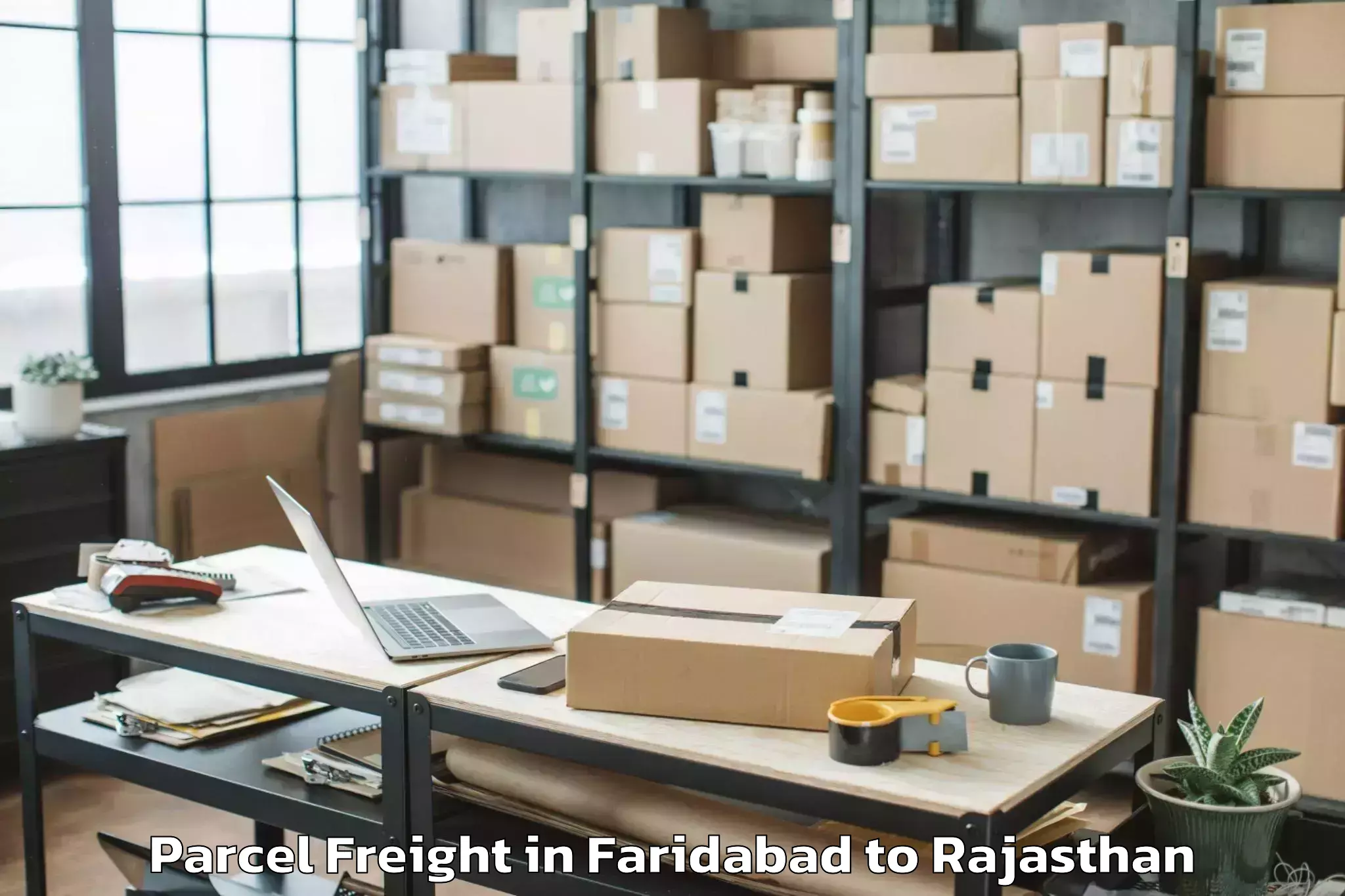 Book Faridabad to Chohtan Parcel Freight